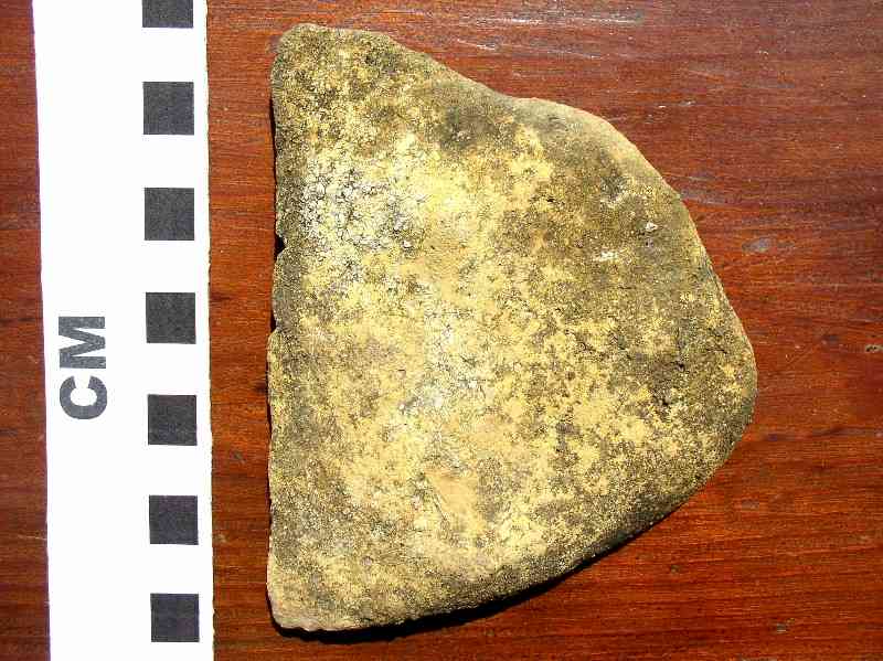 Limestone Scraper - Artifact from Day's Knob Archaeological Site