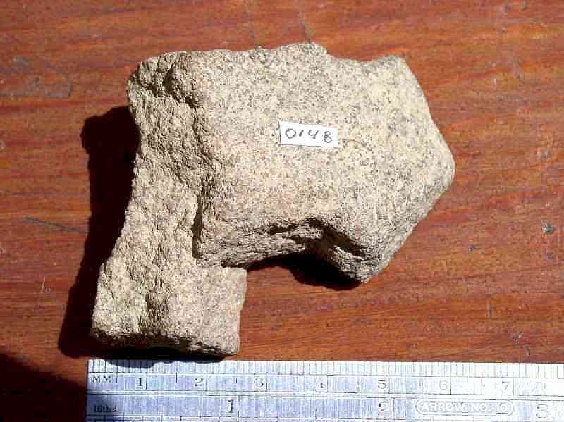 Carved Sandstone Tool - Day's Knob Archaeological Site