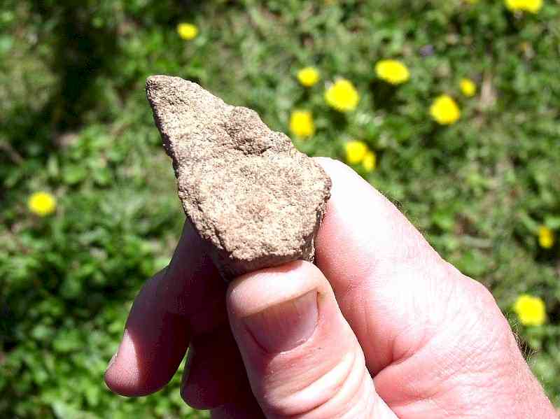Carved Sandstone Tool - Day's Knob Archaeological Site