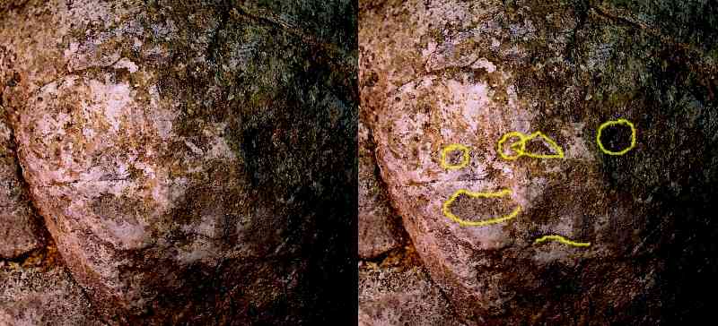 Human Face Image - Artifact from Day's Knob Archaeological Site