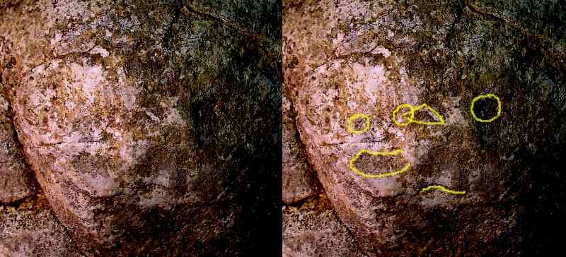 Human Face Image - Artifact from Day's Knob Archaeological Site