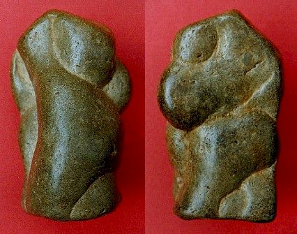 Paleolithic Sandstone "Venus" Figure from Collection of Jan van Es