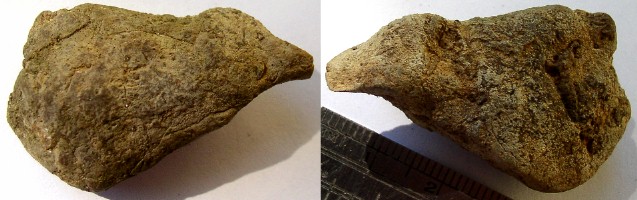 Limestone Bird Figure from 33GU218 in Ohio