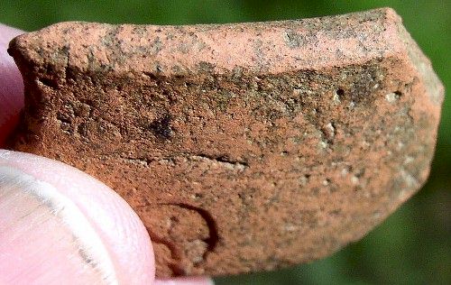 Middle Woodland Ceramic Sherd - Day's Knob Archaeological Site