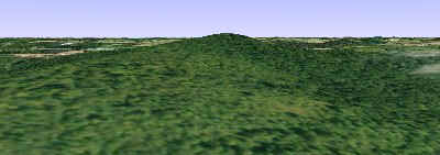 Google Earth View of Day's Knob from South