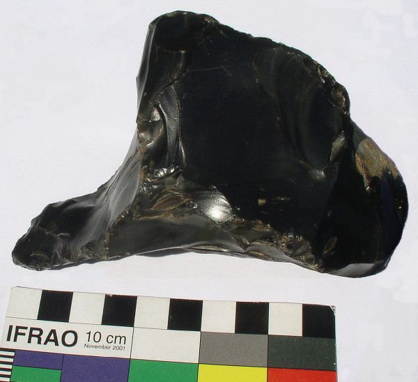 Groß Pampau Artifact - Flint Gouge with Red Pigment Residue
