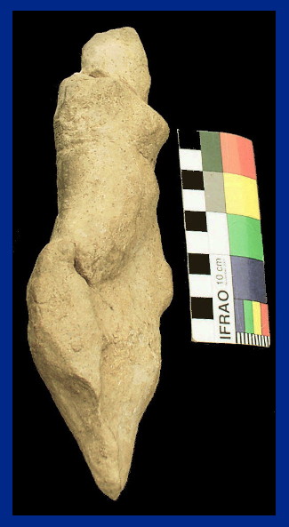 Upper-Palaeolithic-style "Venus" figure at 33GU218