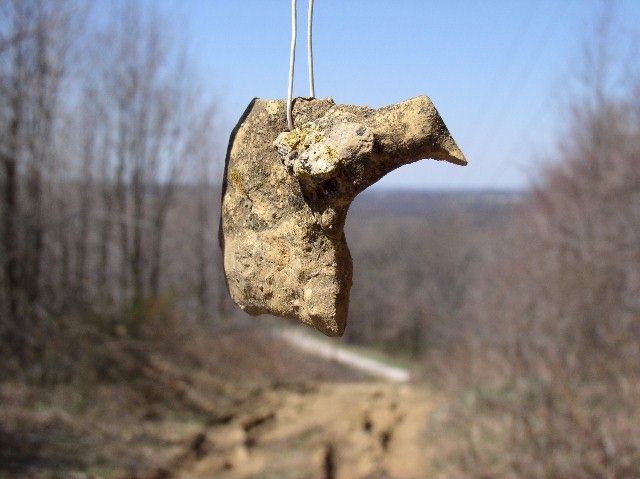 Bird Pendant - Artifact from Day's Knob Archaeological Site