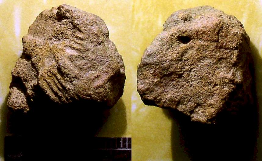 Carved Sandstone - Day's Knob Archaeological Site