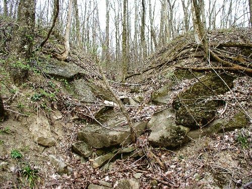 Earthwork Gateway at 33GU218 (Day's Knob Archaeological Site)