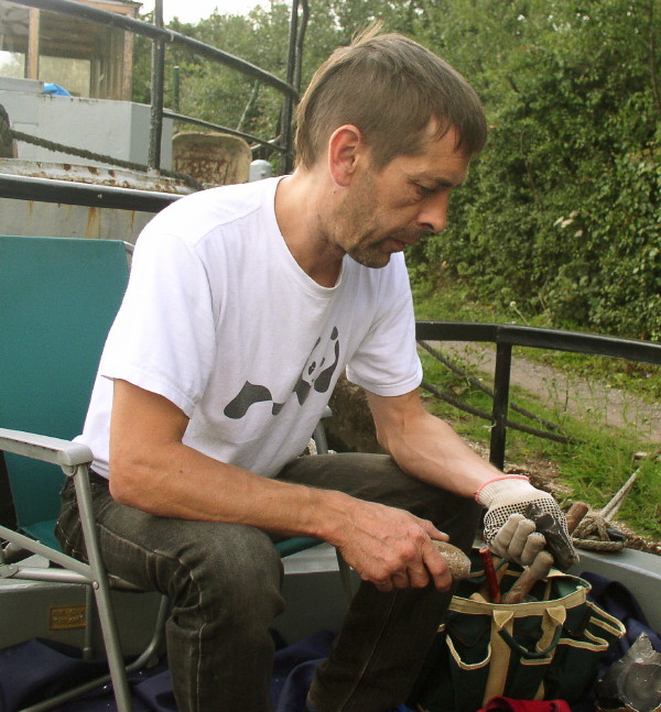 Richard Wilson, British Figure Stones Researcher and Flintknapper