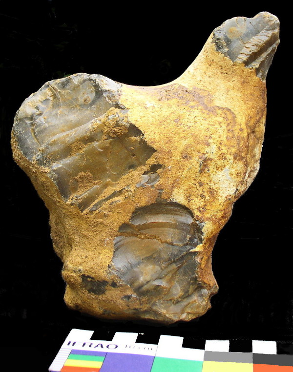 Flint Bird Figure, Gro Pampau, Northern Germany