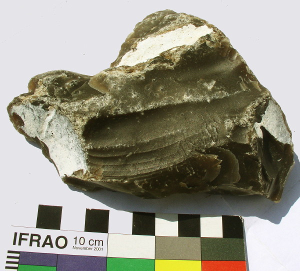 Flint Bird Figure, Groß Pampau, Northern Germany; Parallel Flake Removals