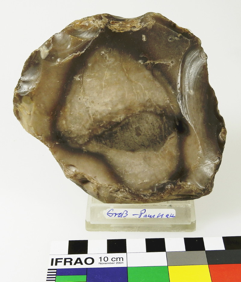 Flint Artifact Trimmed to Frame Fossil(?) Inclusion, Groß Pampau, Northern Germany
